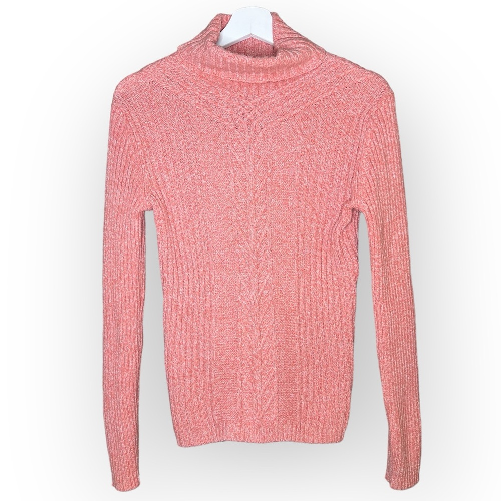 Sundance Coral Turtleneck Sweater